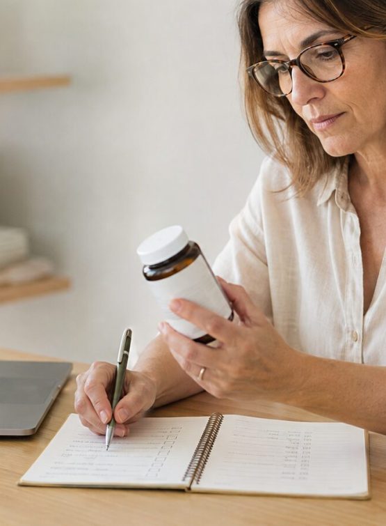 Profesional comprobando declaraciones de salud autorizadas en Europa